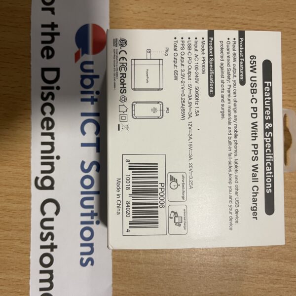 Hyperports 65W USB-C PD Charger with PPS - Image 2