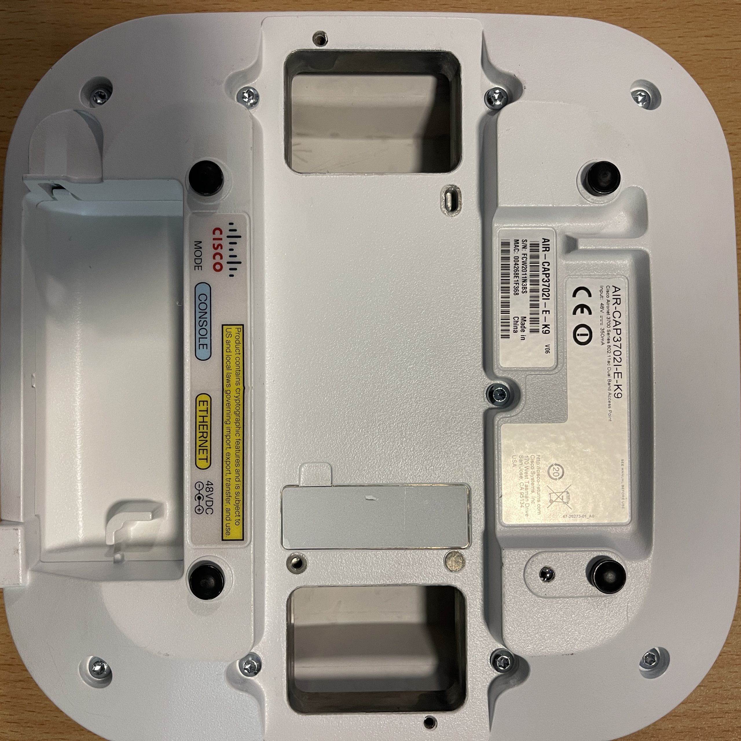 Cisco Aironet 3700 Series 3702I-E-K9 Access Point 3 Cisco Aironet 3700 Series 3702I-E-K9 Access Point - Image 3