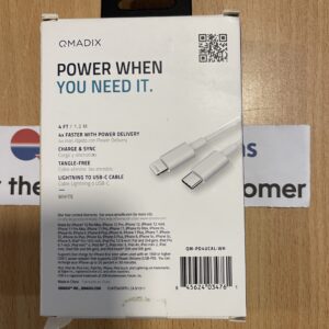 Qmadix USB-C to Lightning Cable (1.2M)