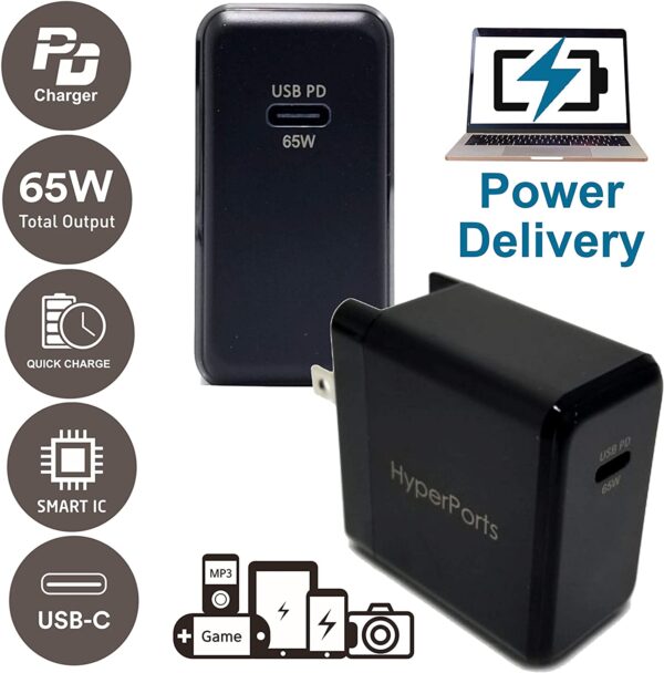 Hyperports 65W USB-C PD Charger with PPS