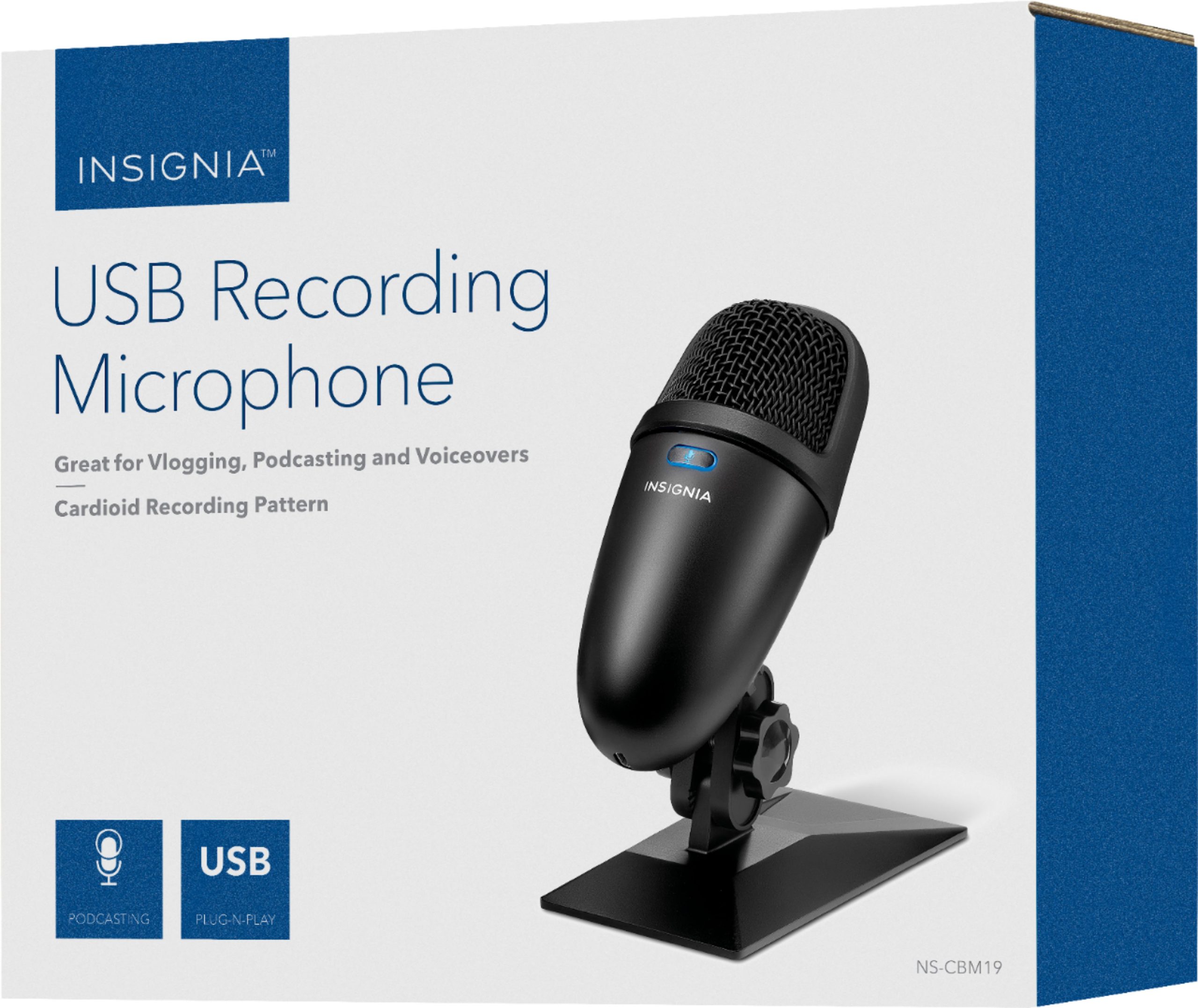 Insignia USB Microphone NS-CBM19 1 Insignia USB Microphone NS-CBM19