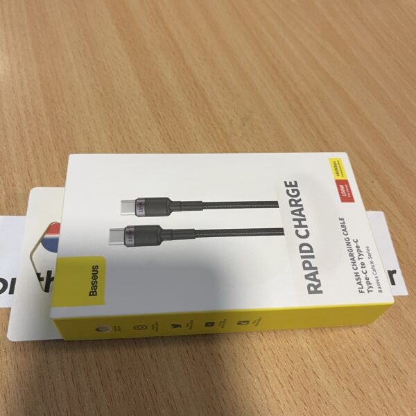 Baseus 100W Type C to USB Type C Charging Cable (2M) - Image 4