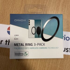 Qmadix Metal Magnetic Charging Rings (3 Pack)