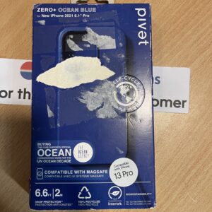 Pivet ZERO+ Ocean Blue iPhone 13 Pro Case