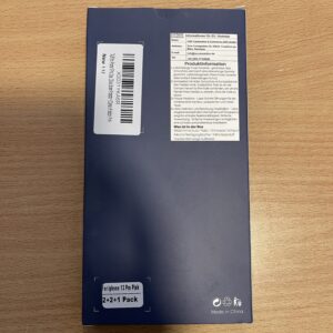 iPhone 13 Pro Case with 2 Screen Protectors + 2 Camera Protectors