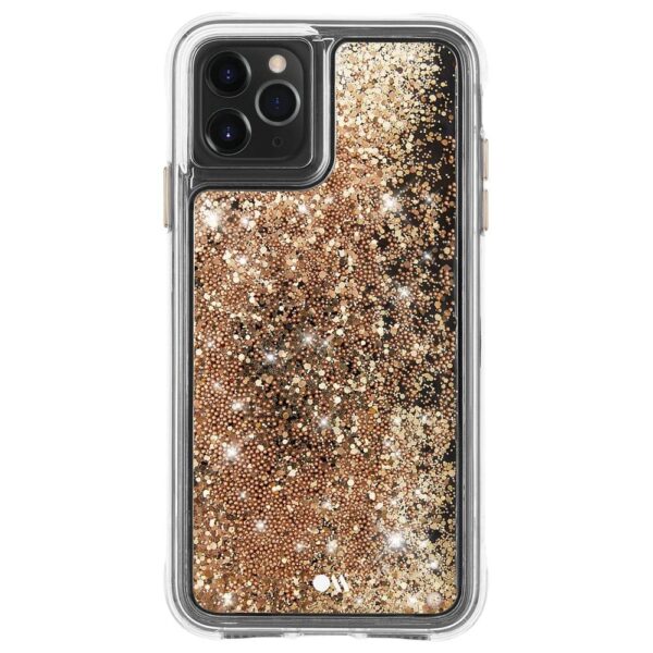 iPhone 11 Pro Case - Mate Waterfall Gold Case